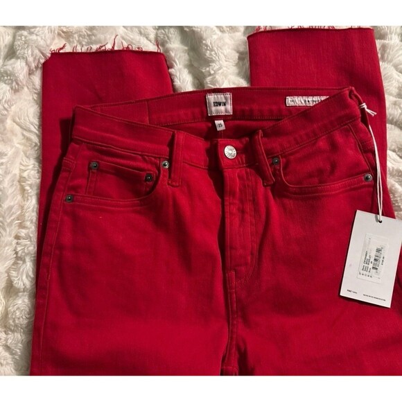 NWT edwin bree scarlet jeans NWT 25 - Picture 3 of 4